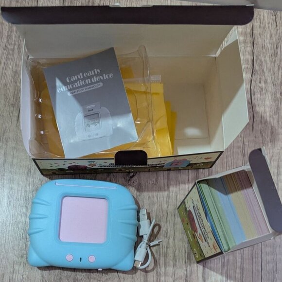 Early Education Learning Device for Toddlers Words Talking Flash Cards - Picture 2 of 5